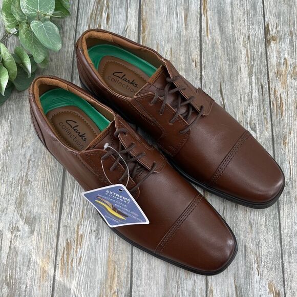 Men’s Clarks Clarkslite Low Oxford Dress Shoes Size 9
